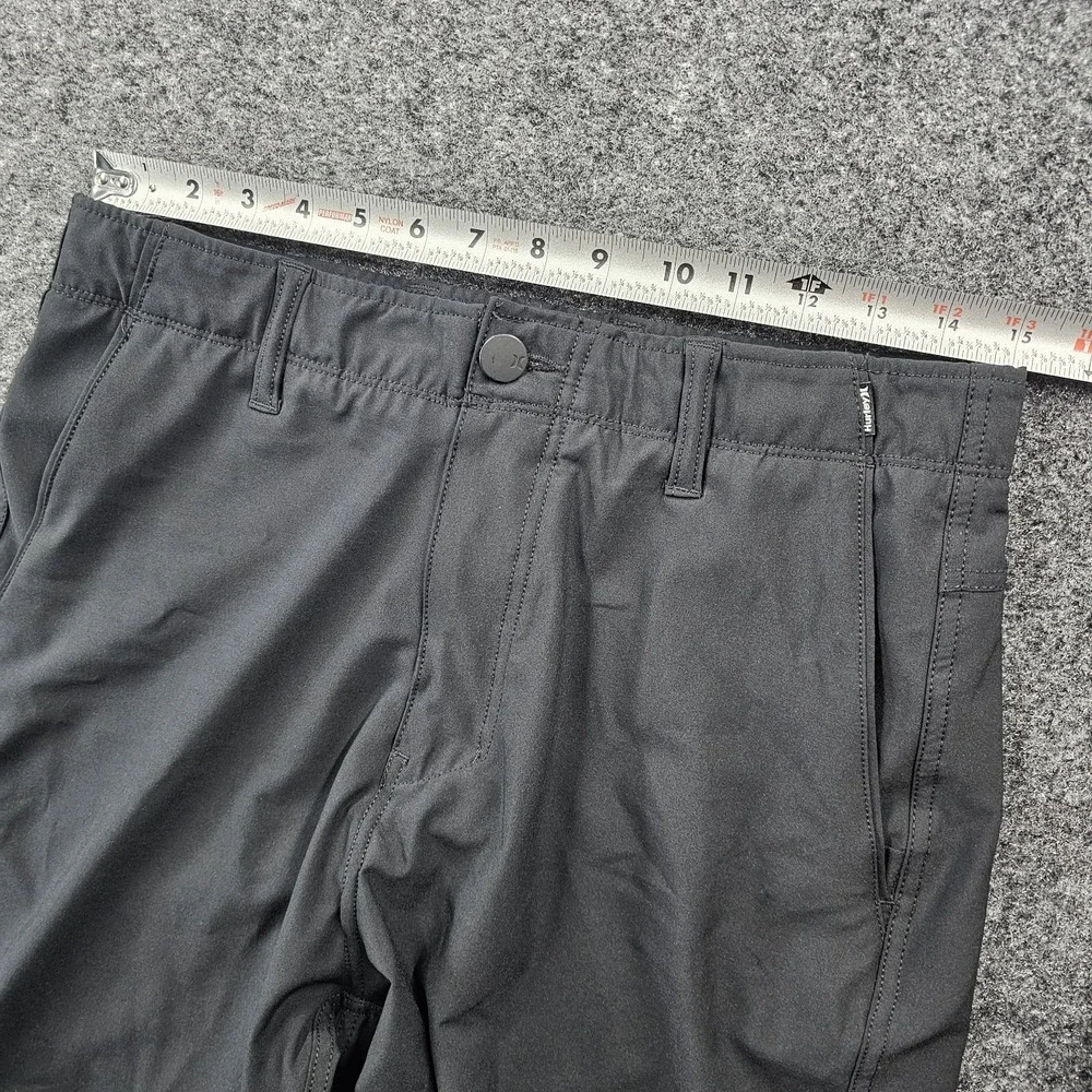 Hurley Phantom Shorts Men's 32 Black Stretch Hybrid Performance Buckle Exclusive